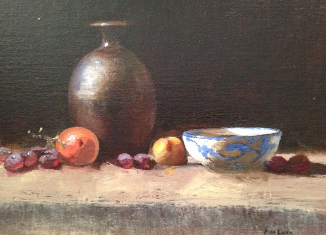 Still Life With Brown Vase